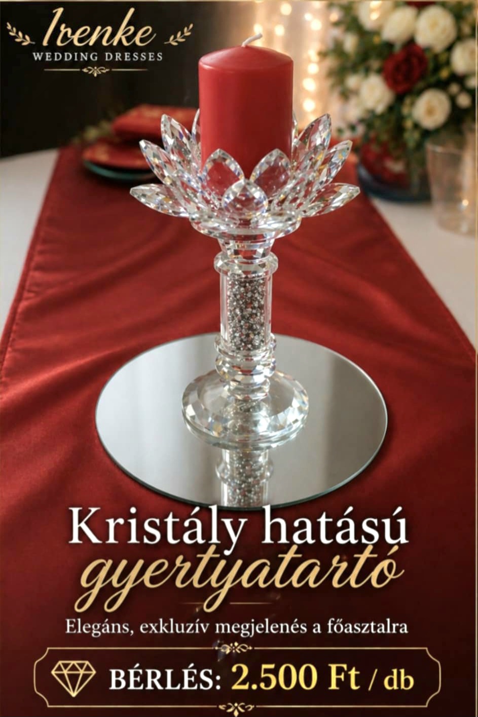 Exklusív gyertyatartó