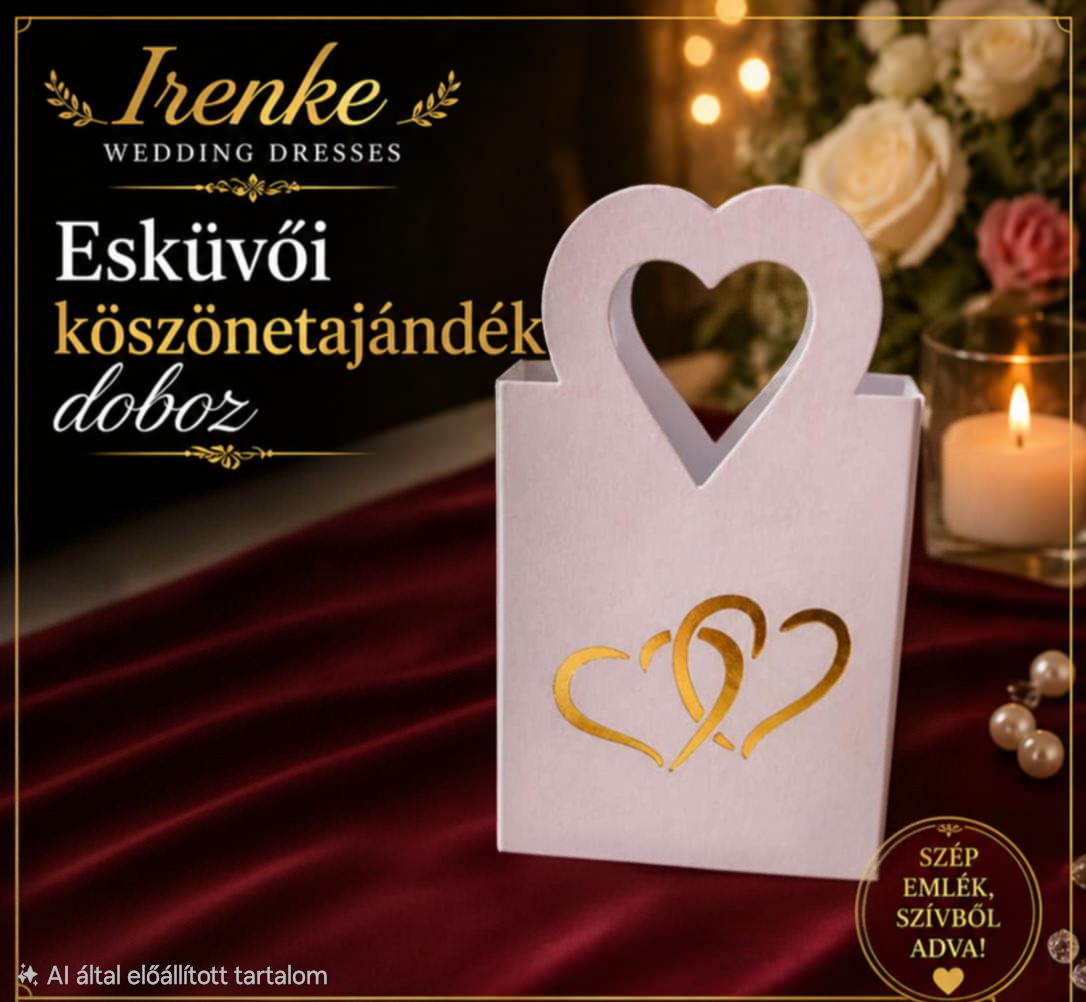 Esküvői köszönő ajándék
